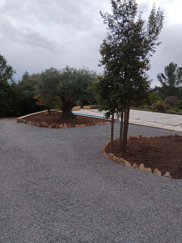 Prix au m² de la création d'un accès en gravier stabilisé dans le var