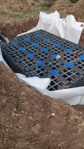 RTP-Entreprise pour la création d'un bassin d'infiltration des eaux  pluviales dans le var 83