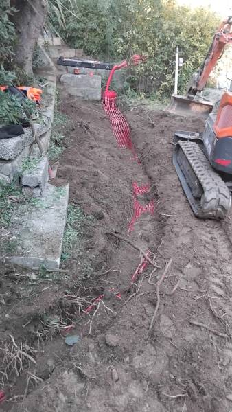 Travaux de réseaux extérieurs et équipements au Lavandou proche Hyères