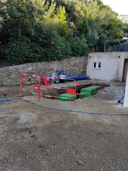  système d’assainissement individuel micro-station d’épuration Tricel Hyères dans le Var