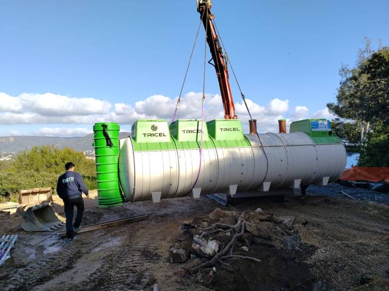 Remplacement d’une fosse septique par une micro-station Tricel à Bormes-les-Mimosas proche de Hyères